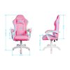 Fotel COBRA WS8151 RGB + BT Głośniki Różowy Wysokość siedziska [cm] 46 - 56
