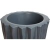 Zbiornik na deszczówkę PROSPERPLAST Alana Flower RALA160-S433 160L Antracytowy Kształt Walec