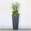 Zbiornik na deszczówkę PROSPERPLAST Alana Flower RALA160-S433 160L Antracytowy Kolor Antracytowy