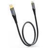 Kabel USB-A do USB-C FIIO LA-TC1 1 m Czarno-szary Typ USB-A - USB Typ-C