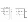 Lodówka BOSCH KGN36VXCT No Frost 186cm Czarna Funkcje dodatkowe High-Glossy Backwall
