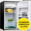 Lodówka LIN LI-BC90 83.2cm Czarna Bezszronowa (No Frost) Brak
