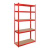 Regał magazynowy REBEL RB-1251R 180 x 40 x 90 cm Materiał Stal