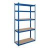 Regał magazynowy REBEL RB-1251BL 180 x 40 x 90 cm Materiał Stal