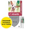 Krople na pchły i kleszcze ELANCO Advantix Spot-on Bardzo małe psy (do 4 kg) 4 x 0.4 ml Ochrona przez 16 tygodni