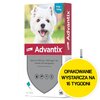 Krople na pchły i kleszcze ELANCO Advantix Spot-on Małe psy (4-10 kg) 4 x 1 ml Ochrona przez 16 tygodni