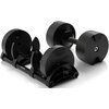 Zestaw hantli HAMMER SmartLock (2 x 32 kg) + Stojak Ergonomiczny uchwyt Nie