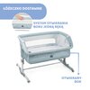 Łóżeczko dostawne CHICCO Next2Me Dream Sage Niebieski Płeć Dziewczynka