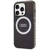 Etui AUDI IML Big Logo MagSafe do Apple iPhone 15 Pro Czarny