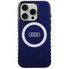 Etui AUDI IML Big Logo MagSafe do Apple iPhone 15 Pro Niebieski Seria telefonu iPhone