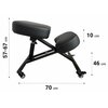 Klękosiad BLACK POINT O'Kneel Basic KBPOKNEELBKS Czarny Waga [kg] 10