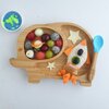 Miseczka bambusowa ECO RASCALS Słonik Szary Miasto Wrocław