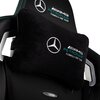 Fotel NOBLECHAIRS Epic Mercedes AMG Petronas Formula One Team 2021 Edition Czarno-zielony Regulacja podłokietników Góra - dół