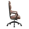 Fotel DIABLO CHAIRS V-Modular Brązowy Materiał Ekoskóra
