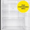 Lodówka SMITH&BROWN SFTF-733-IE5 No Frost 178cm Srebrna Zmiana kierunku otwierania drzwi Tak