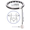 Hula hop HMS HHM16 Biały + Pas BR163 Plus size Materiał TPR