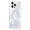 Etui KATE SPADE NEW YORK Liquid Glitter MagSafe do Apple iPhone 15 Pro Przezroczysto-srebrny Seria telefonu iPhone