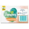 Chusteczki nawilżane PAMPERS Harmonie Protect & Care (396 szt.) Produkt nie zawiera Alkoholu