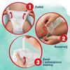 Pieluchomajtki PAMPERS Harmonie Baby 4 (22 szt.) Informacje dodatkowe Elastyczna taśma wokół talii 360°