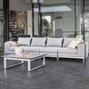 Zestaw mebli ogrodowych KETTLER 4-modułowy Ego Modular 409013 Srebrno-szary Rozmiar po zmontowaniu [cm] 69 x 96 x 70