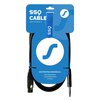 Kabel SSQ XLRJS1 XLR żeński - Jack stereo 6.3 mm 1 m