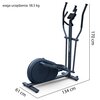 Orbitrek indukcyjny KETTLER Hoi Cross+ Szary 20kg 39cm Rodzaj oporu Indukcyjny