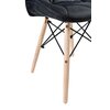 Krzesło EHOKERY Muret Velvet Czarny (2 szt.) Szerokość [cm] 45