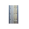Regał magazynowy GOCKOWIAK 180 x 90 x 40 cm Srebrny Materiał Płyta MDF