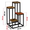 Kwietnik EHOKERY Mogren Rustic 68 cm Czarny Maksymalne obciążenie [kg] 20