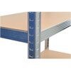 Regał magazynowy GOCKOWIAK 150 x 75 x 30 cm Srebrny Szerokość [cm] 75