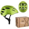 Kask rowerowy NILS EXTREME MTW01 Zielony dla Dzieci (rozmiar XXS) Materiał skorupy PVC