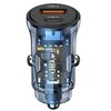Ładowarka samochodowa USAMS C32 30W Fast Charge Niebieski