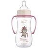 Butelka CANPOL BABIES EasyStart Bonjour Paris 300 ml Różowy Kolor Różowy