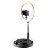 Lampa pierścieniowa CELLULARLINE Selfie Ring Compact Czarny Jasność [lumen] 1600