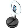 Lampa pierścieniowa CELLULARLINE Selfie Ring Compact Czarny Mocowanie Uniwersalne