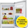 Lodówka AMICA FK2415.3UX(E) 152cm Inox Zmiana kierunku otwierania drzwi Tak