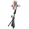 Uchwyt selfie TECH-PROTECT L05S Wireless Tripod&Led Light Czarny Łączność Bluetooth Tak