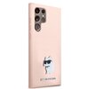 Etui KARL LAGERFELD Silicone Choupette Metal Pin do Samsung Galaxy S23 Ultra Różówy Kompatybilność Samsung Galaxy S23 Ultra
