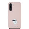 Etui KARL LAGERFELD Silicone Choupette Metal Pin do Samsung Galaxy S23+ Różowy Model telefonu Galaxy S23+ 5G