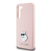 Etui KARL LAGERFELD Silicone Choupette Metal Pin do Samsung Galaxy S23+ Różowy Typ Etui nakładka