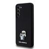 Etui KARL LAGERFELD Silicone Karl&Choupette Metal Pin do Samsung Galaxy S23+ Czarny Seria telefonu Galaxy S