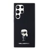 Etui KARL LAGERFELD Silicone Ikonik Metal Pin do Samsung Galaxy S23 Ultra Czarny Model telefonu Galaxy S23 Ultra 5G