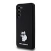 Etui KARL LAGERFELD Silicone Choupette Metal Pin do Samsung Galaxy S23+ Czarny Seria telefonu Galaxy S