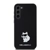 Etui KARL LAGERFELD Silicone Choupette Metal Pin do Samsung Galaxy S23+ Czarny Model telefonu Galaxy S23+ 5G