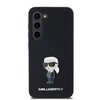 Etui KARL LAGERFELD Silicone Ikonik Metal Pin do Samsung Galaxy S23+ Czarny Model telefonu Galaxy S23+ 5G