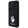 Etui KARL LAGERFELD Silicone Choupette Metal Pin do Samsung Galaxy S23 Czarny Seria telefonu Galaxy S