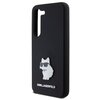 Etui KARL LAGERFELD Silicone Choupette Metal Pin do Samsung Galaxy S23 Czarny Typ Etui nakładka