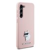 Etui KARL LAGERFELD Silicone Choupette Metal Pin do Samsung Galaxy S23 Różowy Kompatybilność Samsung Galaxy S23