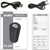 Głośnik mobilny SVEN PS-285 Czarny Wyposażenie Kabel audio 3.5 mm