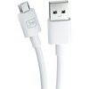 Kabel USB -  Micro USB 3MK Hyper Cable 1.2 m Biały Wyświetlacz LCD Nie